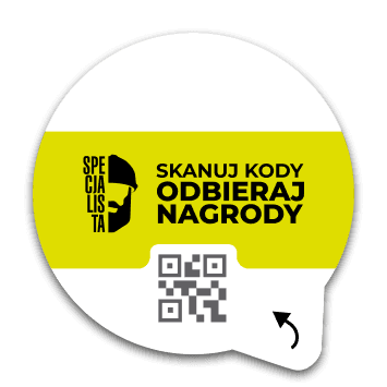 1. Znajdź etykietę Specjalista wewnątrz opakowania