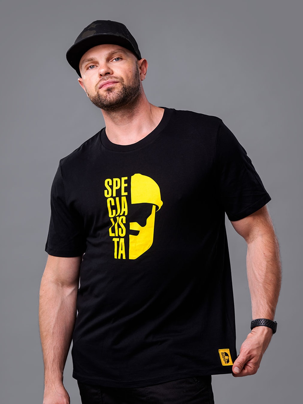 Czarny t-shirt SPECJALISTA