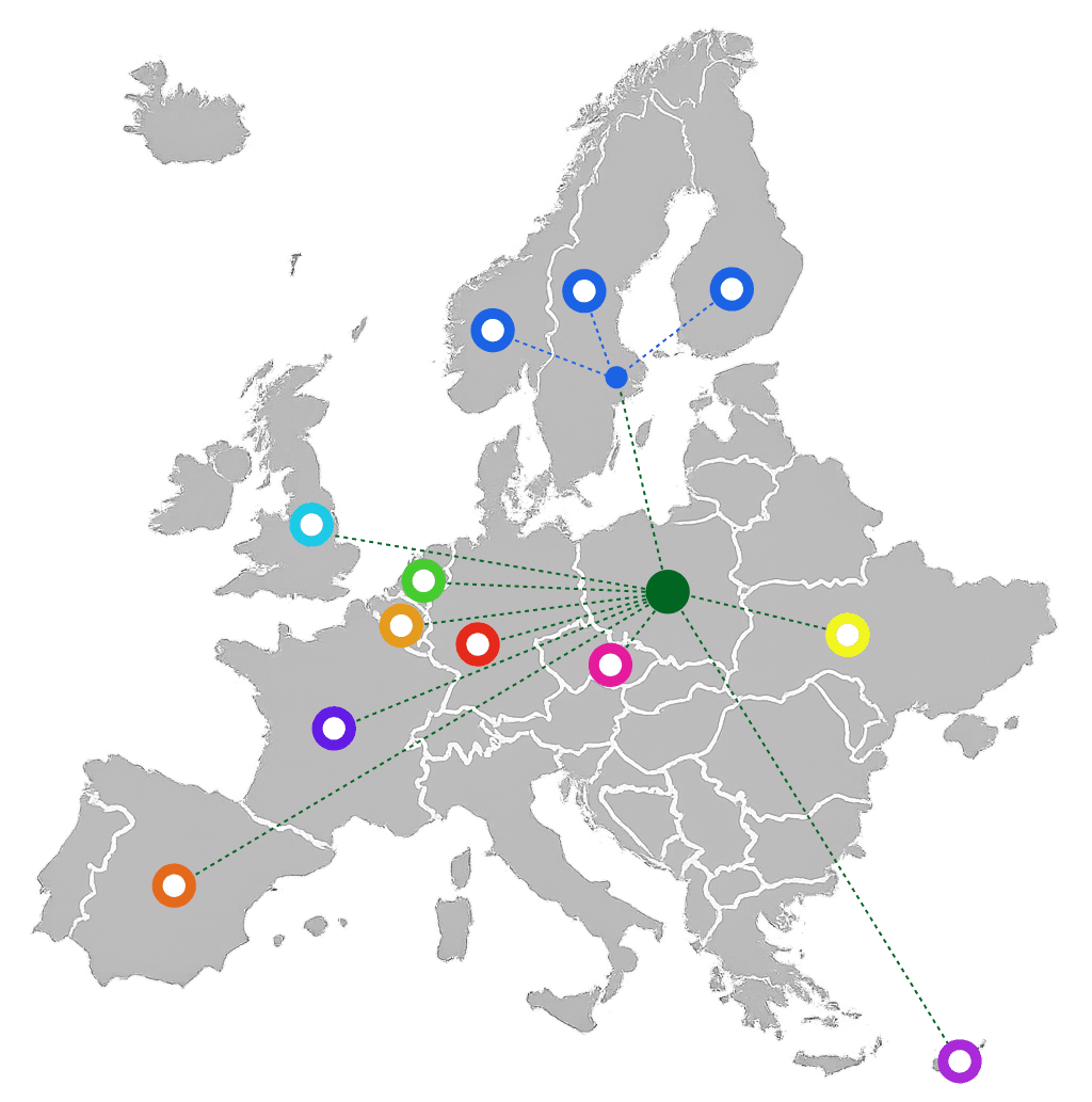 Europe map
